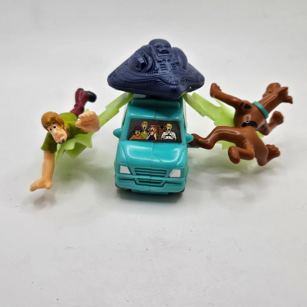 Scooby Doo Alien Chase Mystery Machine Burger King 2000 Toy UFO Non Working